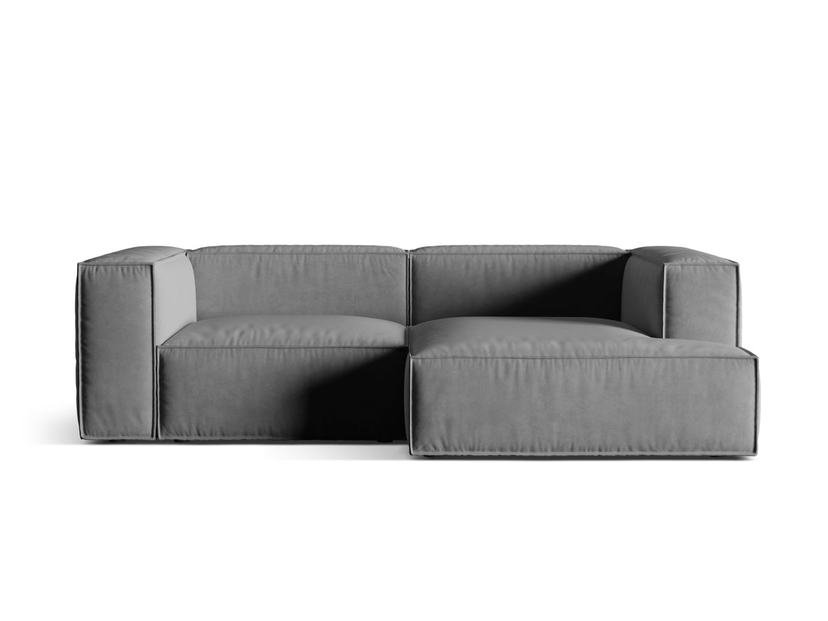 Divano Angolare Componibile Nuria, 3 Posti, 147x252x72