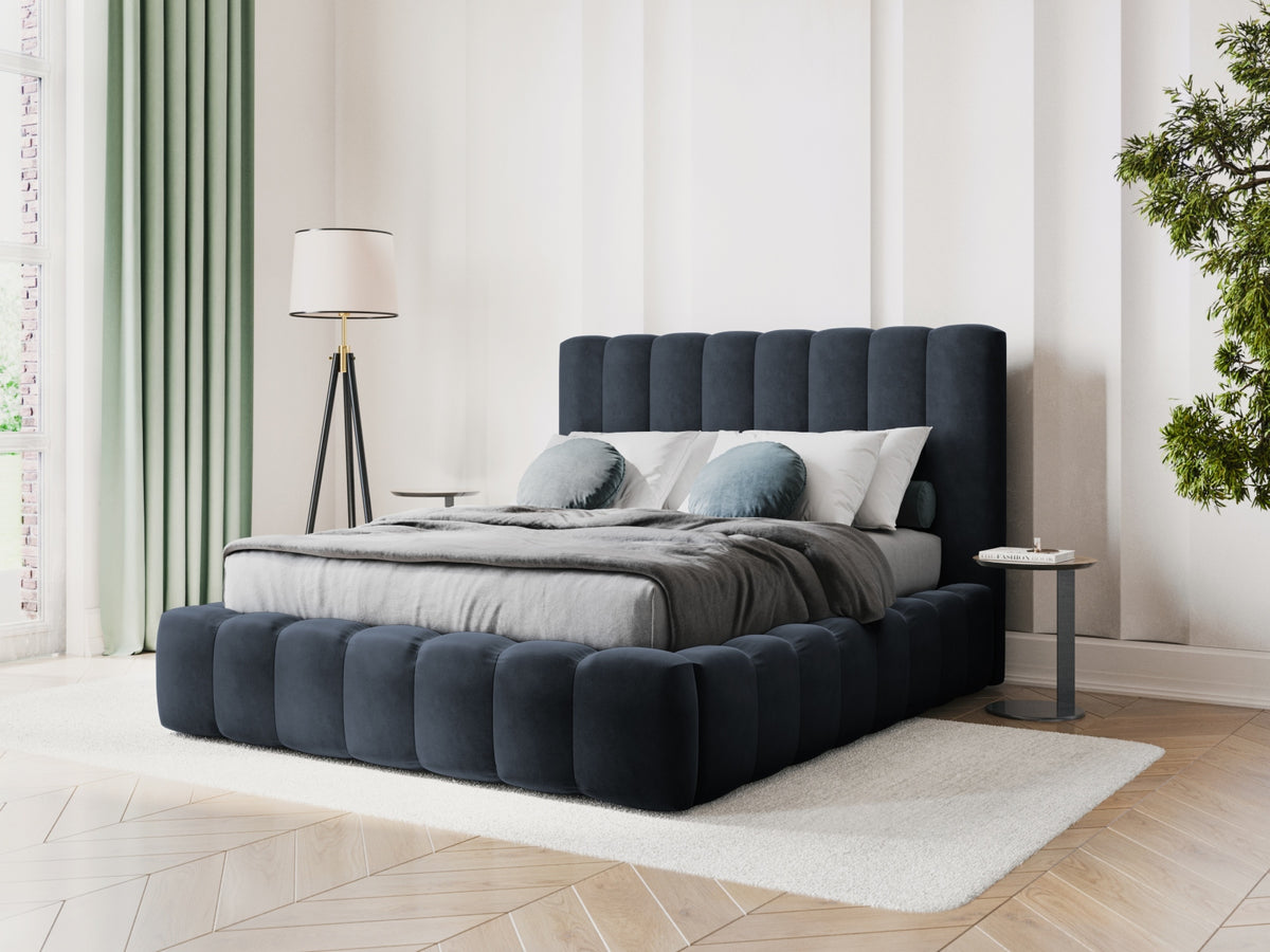 Letto contenitore con testiera, "Kelp", 230x185x125