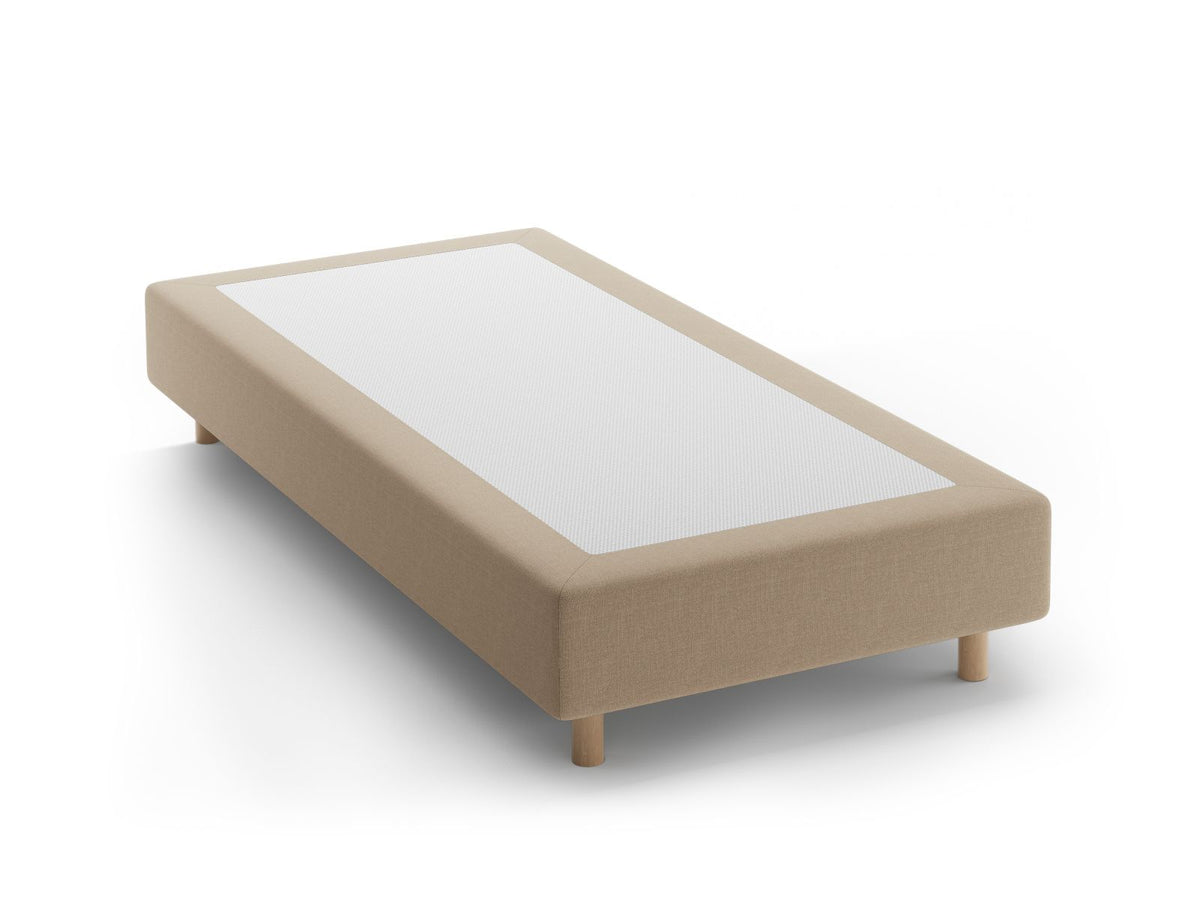 Base Letto Whale Gambe legno di faggio naturale - Beige 100x200