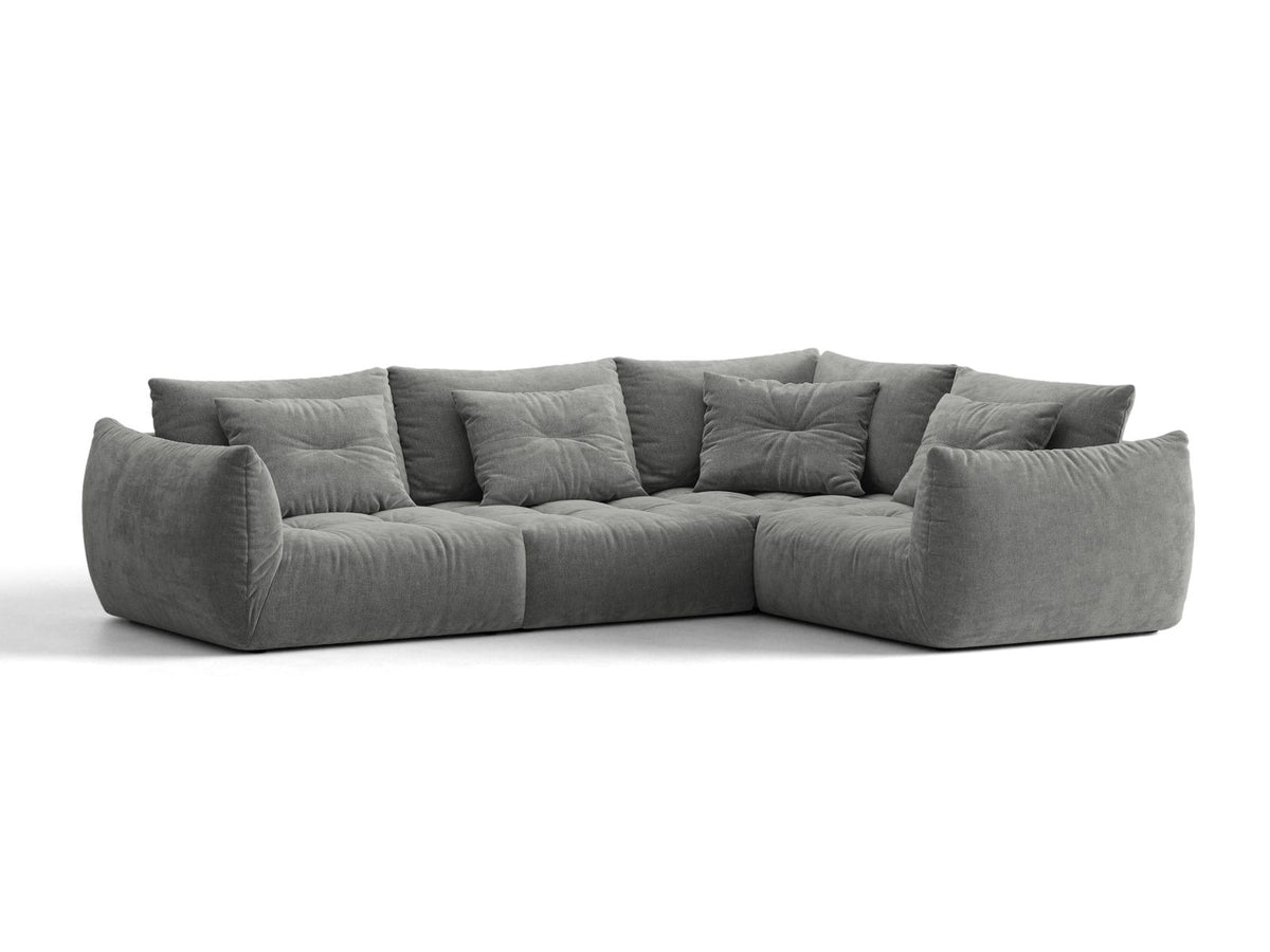 Divano Angolare Componibile Bloom, 3 Posti, 222x316x97