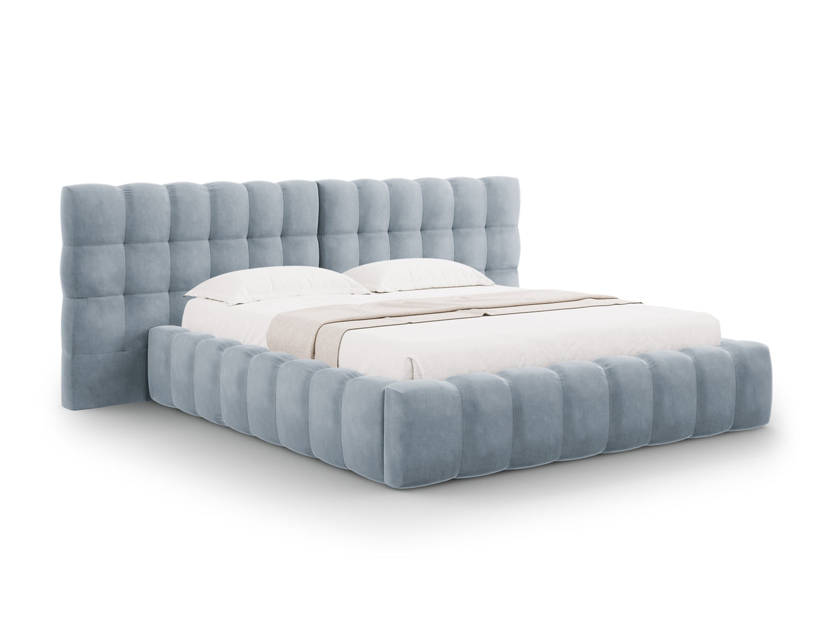 Letto contenitore con testiera doppia, "Mamaia", 230x250x100