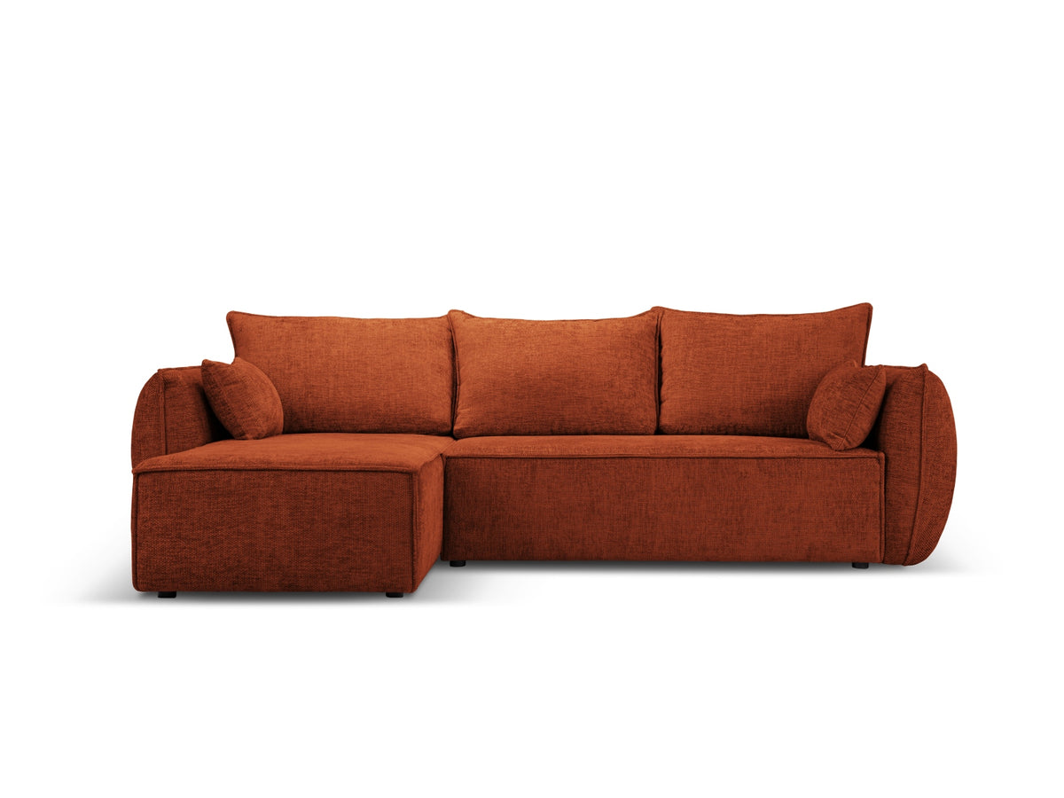 Divano angolare con funzione letto e box, "Kaelle", 4 posti, 252x165x87