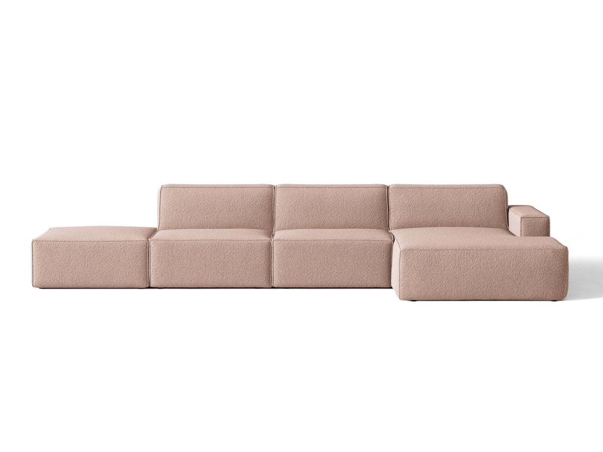 Divano Angolare Componibile Jodie, 5 Posti, 162x341x77