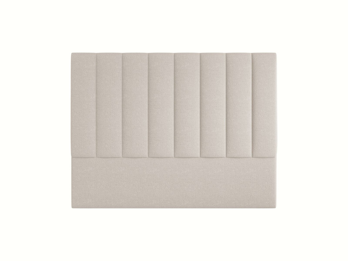 Testiera Marl Alta 120 cm - Beige Scuro 160x200