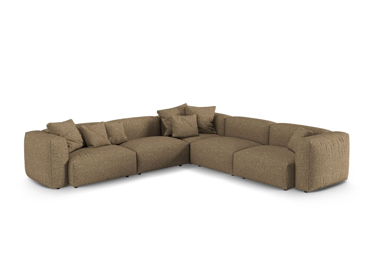 Divano Angolare Simmetrico Componibile XL Martina, 5 Posti, 330x330x75
