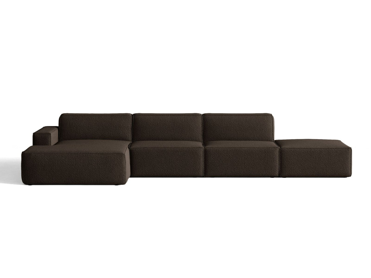Divano Angolare Componibile Jodie, 5 Posti, 162x341x77