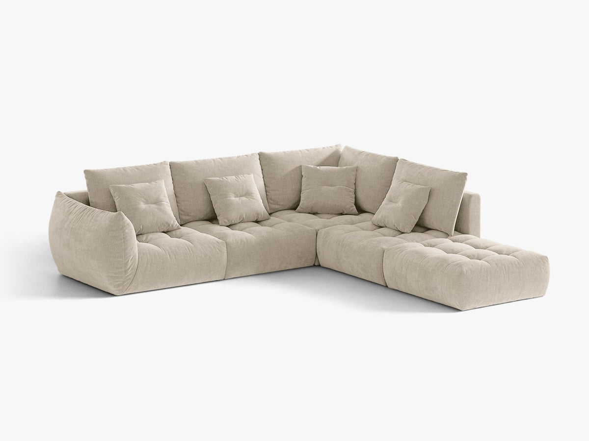 Divano Angolare Componibile Bloom, 4 Posti, 307x316x97