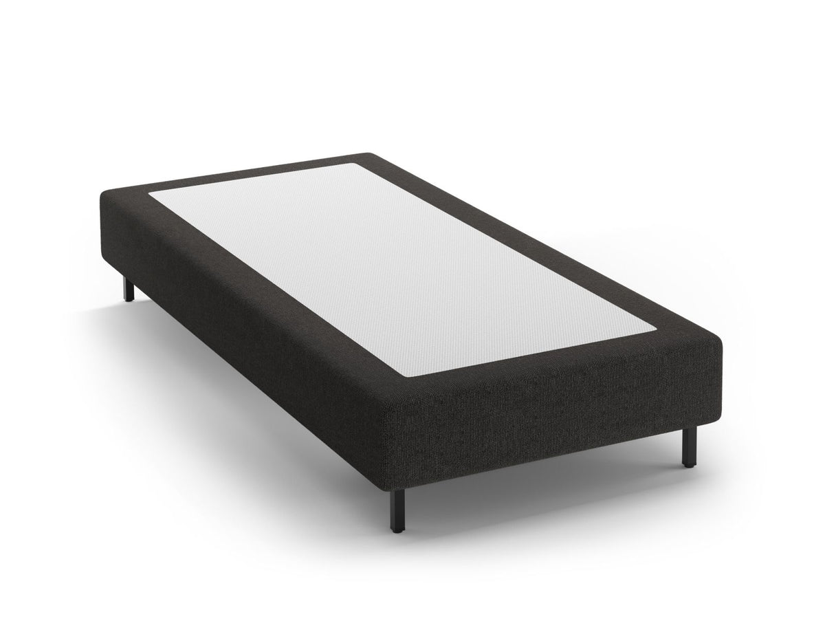 Base Letto Whale Gambe metallo nero - Antracite 90x200