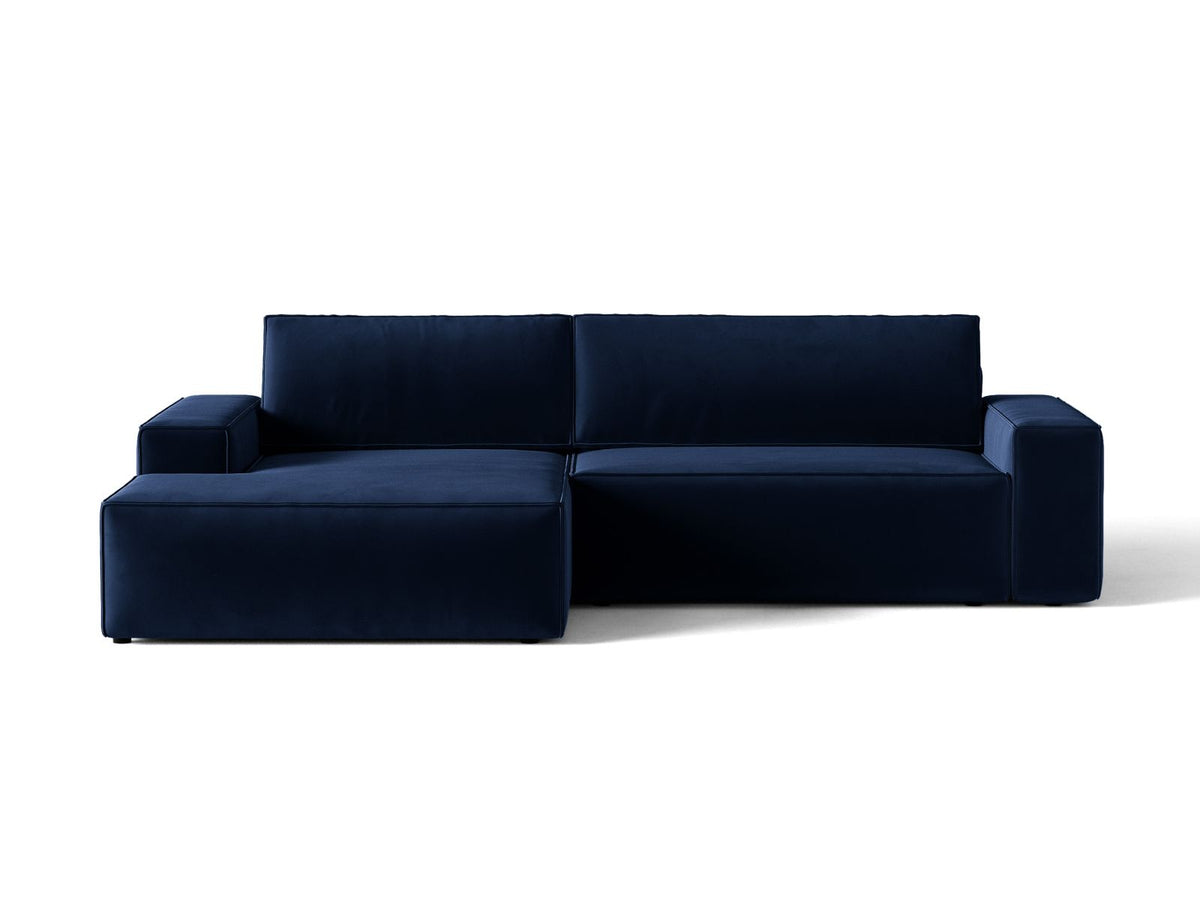 Divano Letto Angolare con Contenitore Jodie, 3 Posti, 151x246x86