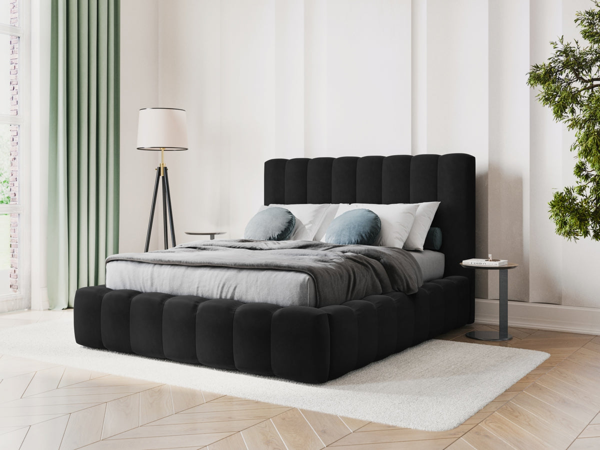 Letto contenitore con testiera, "Kelp", 230x225x125