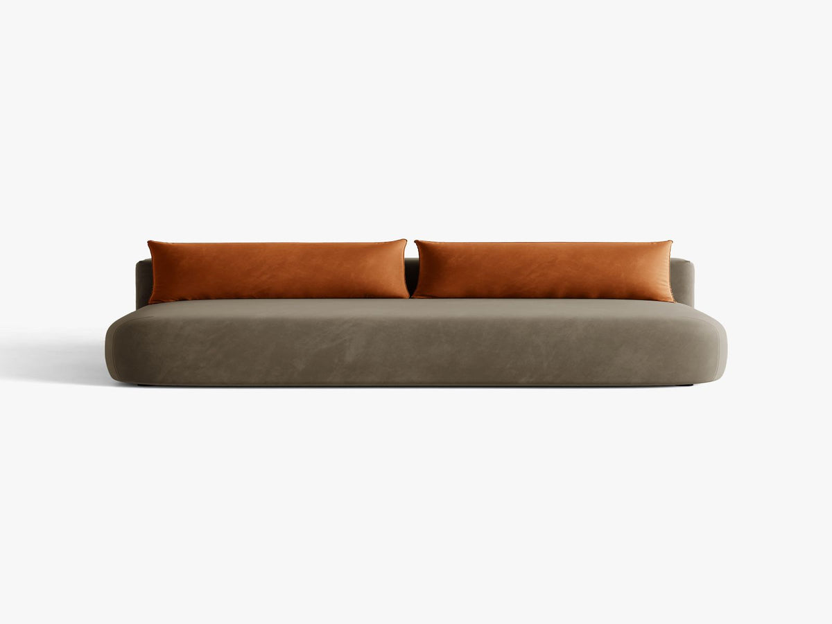 Divano Letto con Contenitore Hena, 3 Posti, 112x205x85
