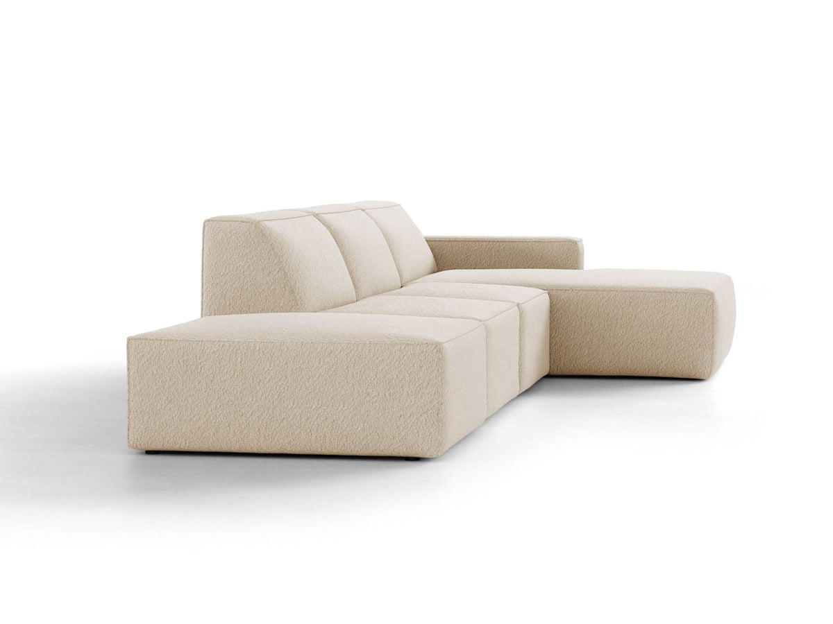 Divano Angolare Componibile Jodie, 5 Posti, 162x341x77