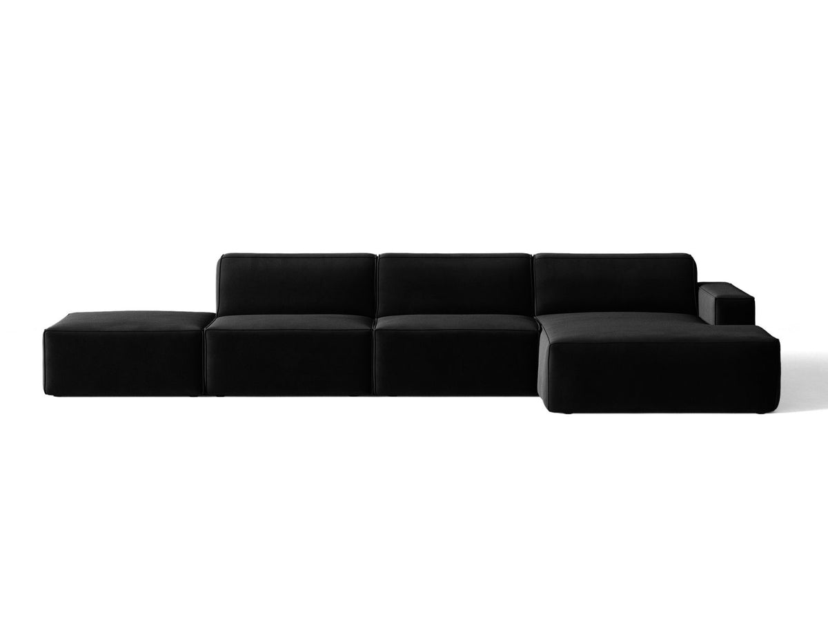 Divano Angolare Componibile Jodie, 5 Posti, 162x341x77