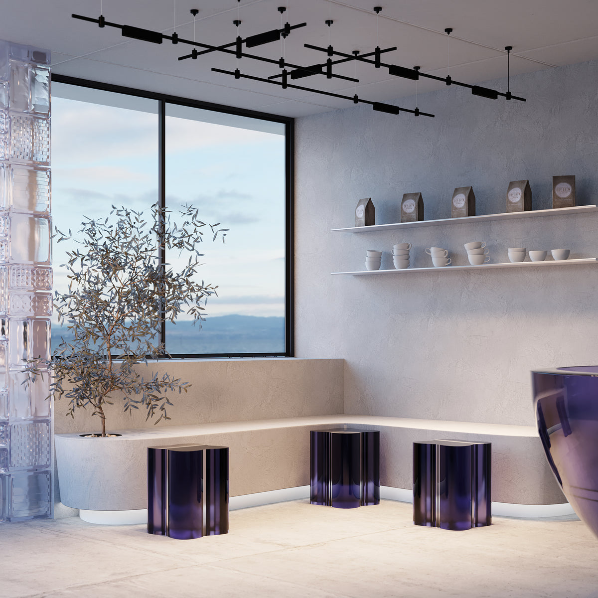 Faretto per binario Points - Maytoni - Nero - TR150-1-12W3K-M-B-DE