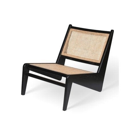 KANGAROO Chair Carbon Black - Pierre Jeanneret Edition