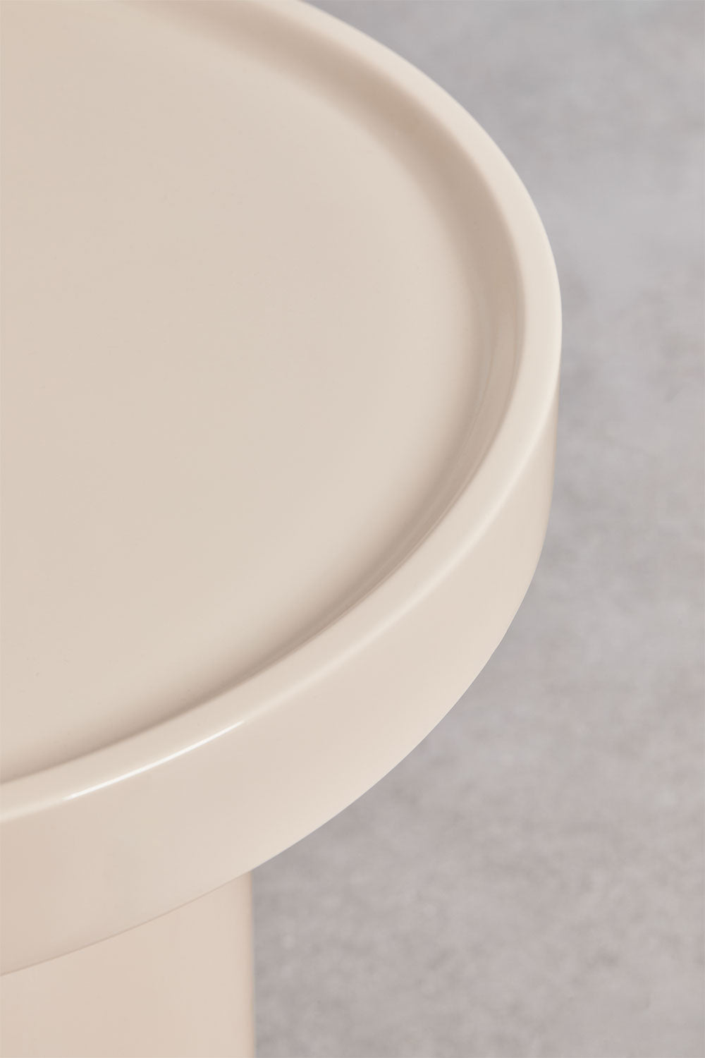 Cirela - Tavolino laterale rotondo Ø40 cm in MDF