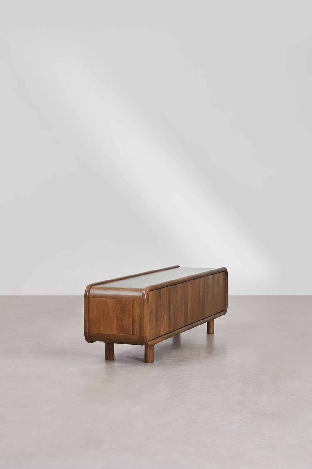 Gina - Mobile TV 175x45 cm in legno di mango