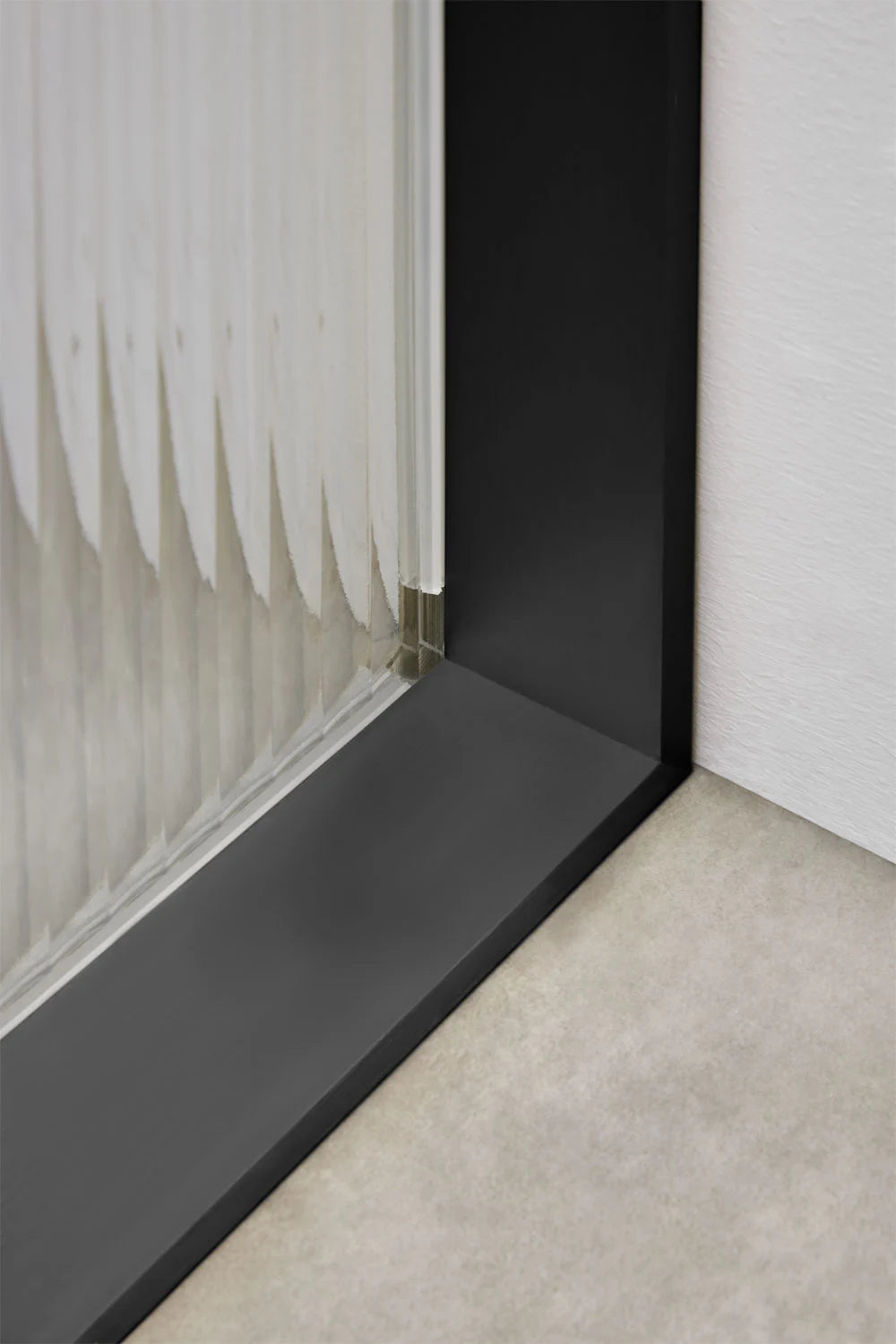Trafalgar - Box doccia fissa con vetro temperato da 5 mm e alluminio