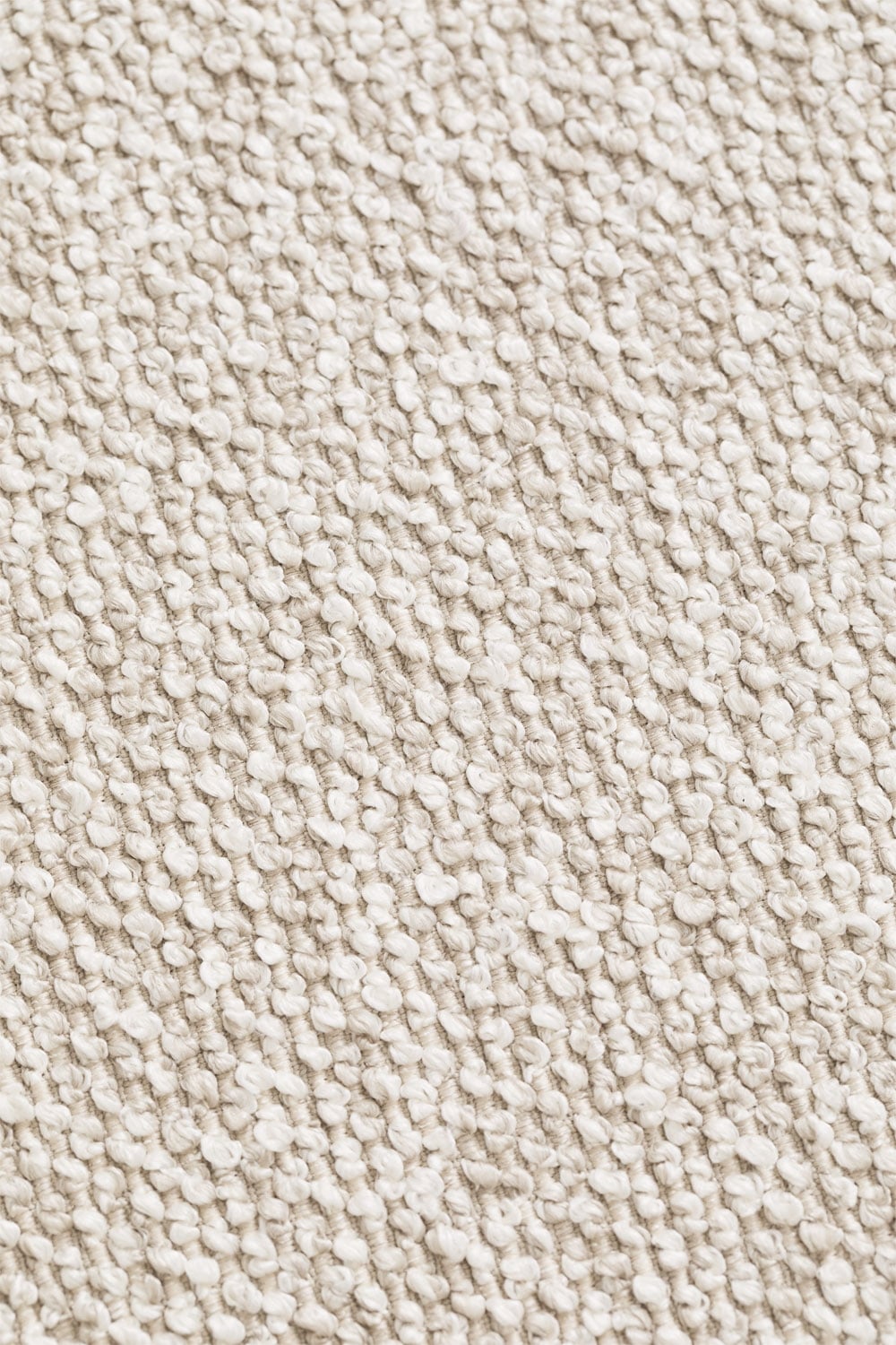 Keluna - Poltrona in legno di rovere e bouclé