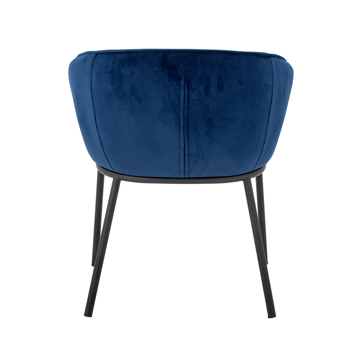 Sedia da pranzo Cortone, blu, poliestere riciclato