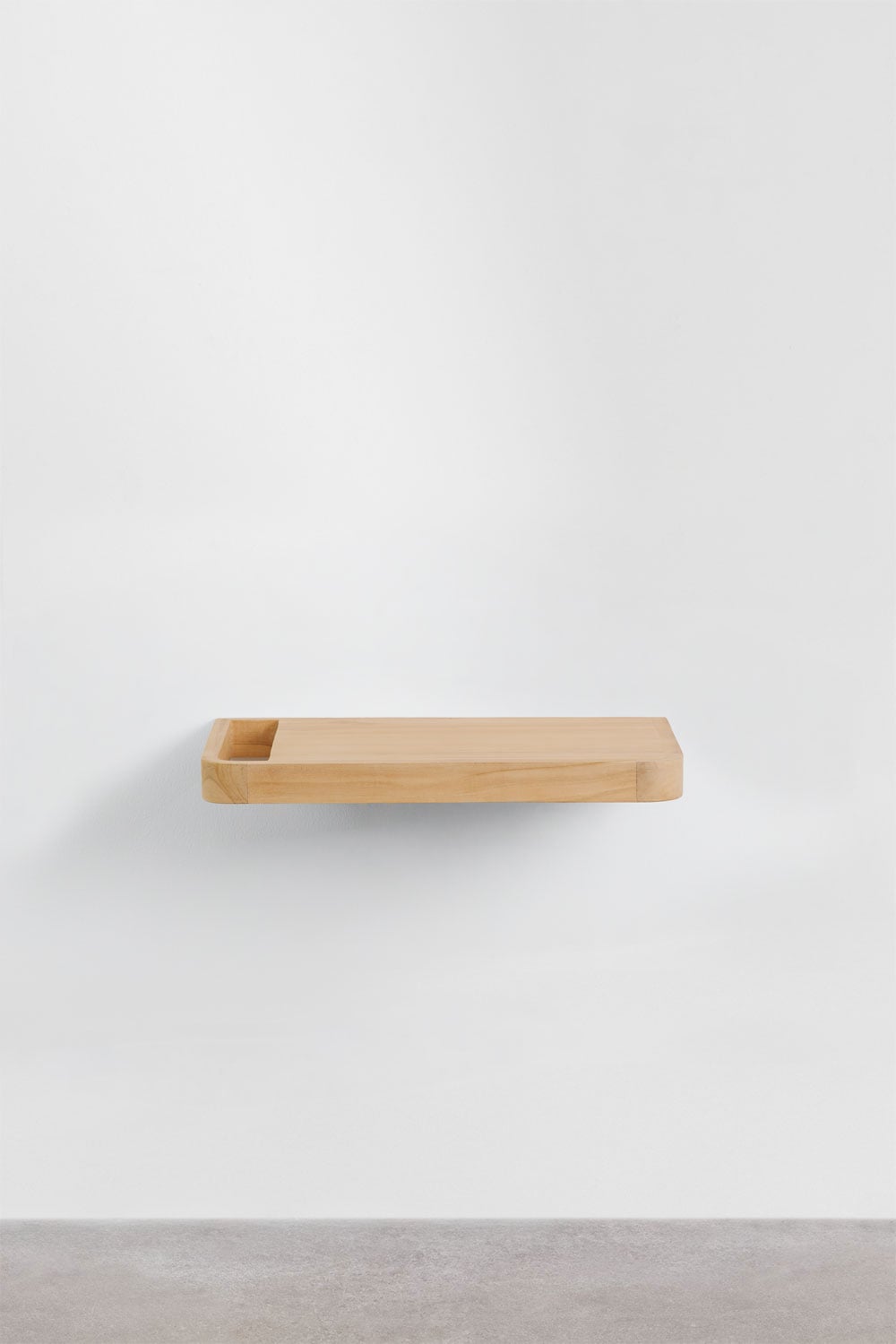 Neill - Mobile bagno sospeso 70x45 cm in legno di teak