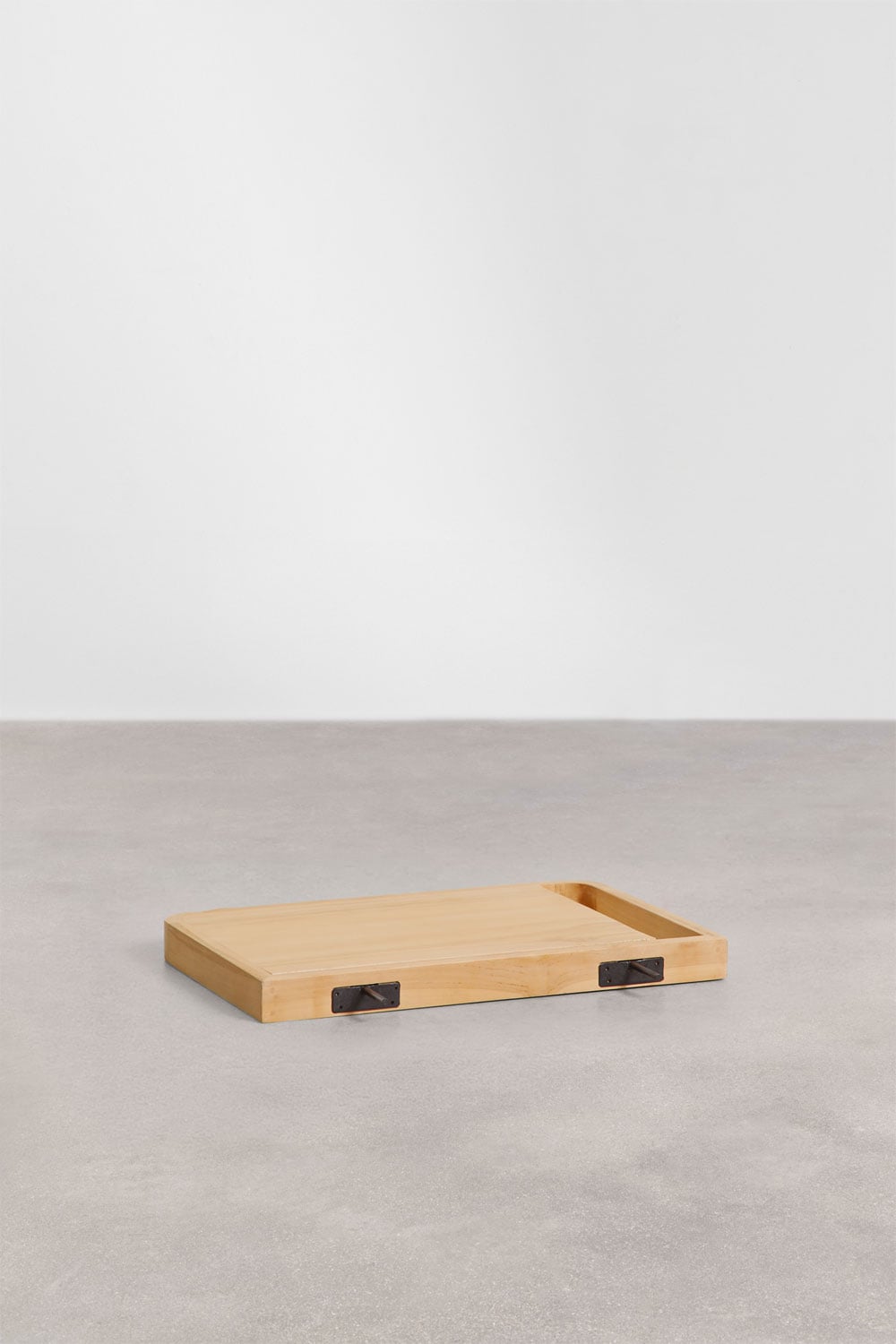 Neill - Mobile bagno sospeso 70x45 cm in legno di teak