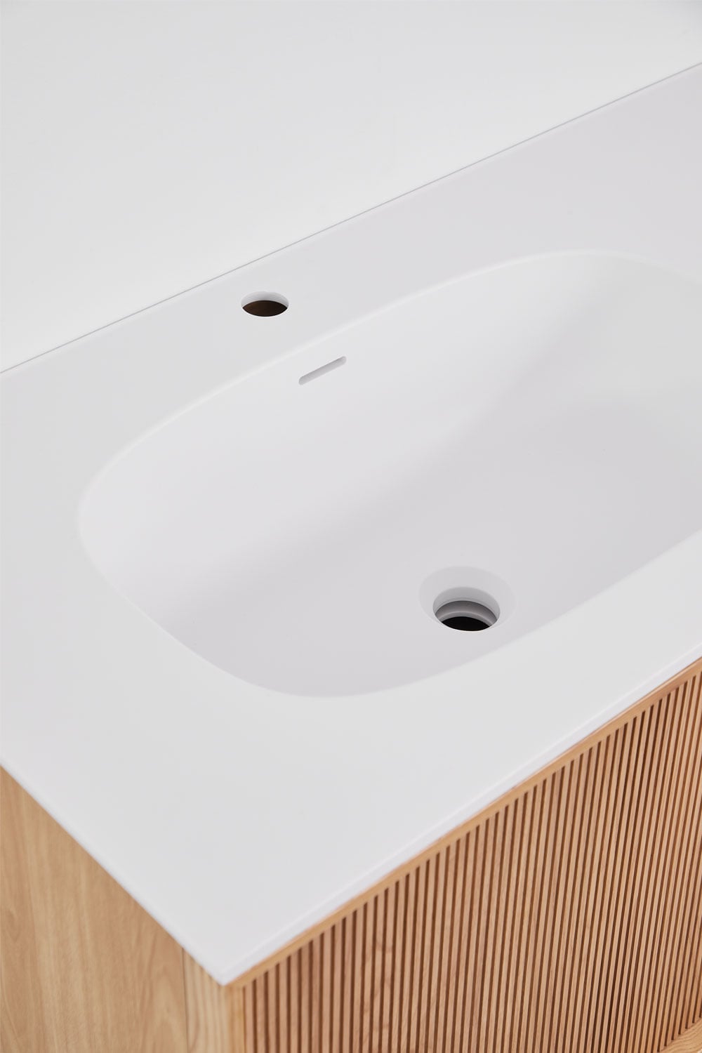 Endika - Set mobile bagno sospeso 100x50 cm con lavabo integrato