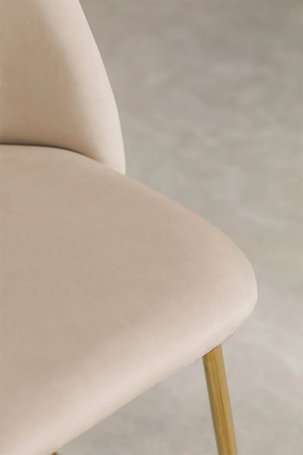 Kana - Sgabello alto in velluto Kana Design (Set di 2)