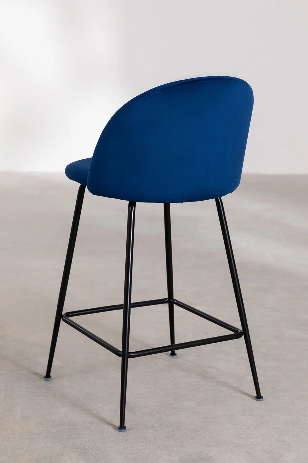 Kana - Sgabello alto in velluto Kana Design (Set di 2)