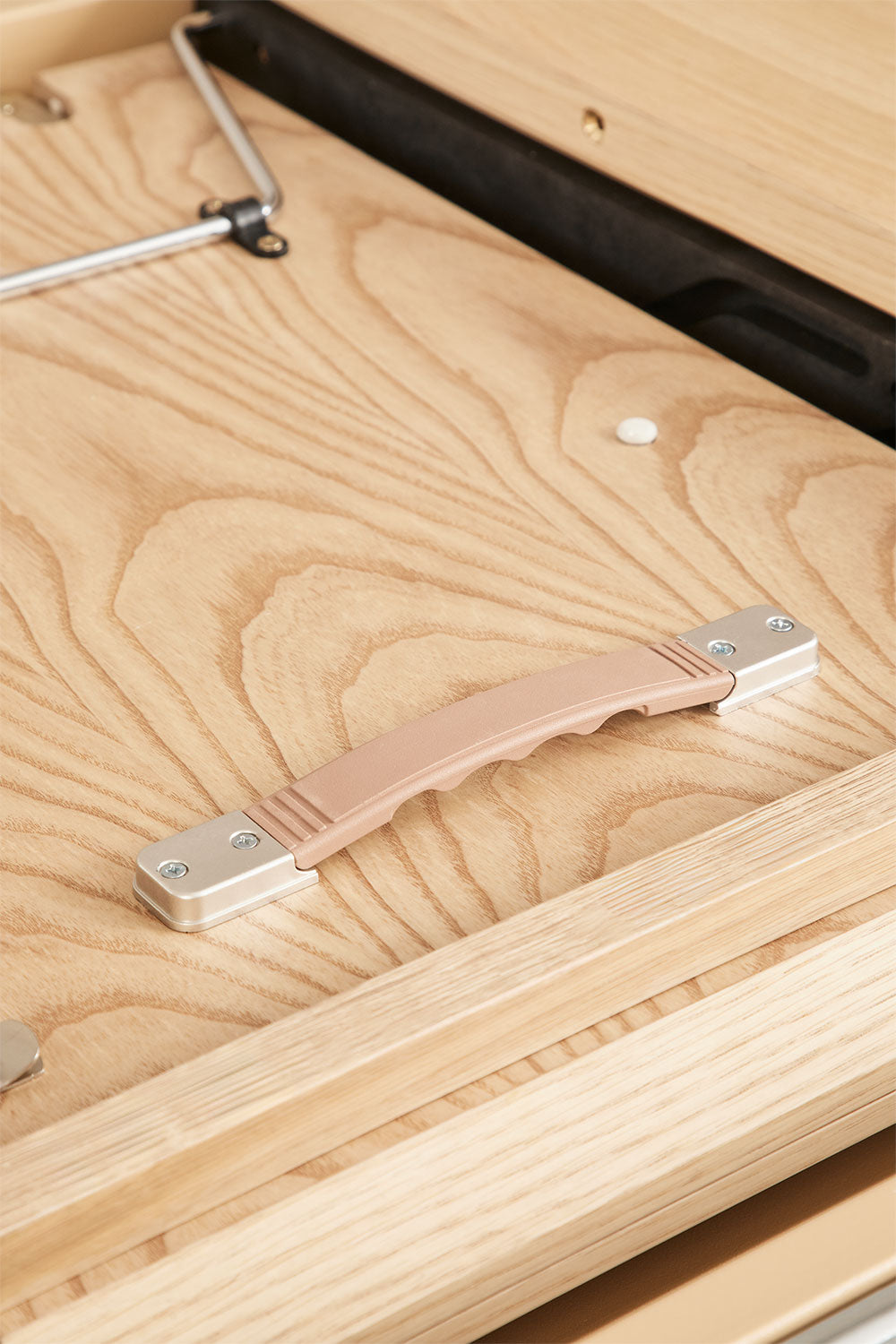 Montana - Tavolo da pranzo rotondo allungabile 120-160 cm in impiallacciatura di rovere