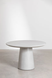 Noemi - Tavolo da pranzo rotondo Ø120 cm in cemento