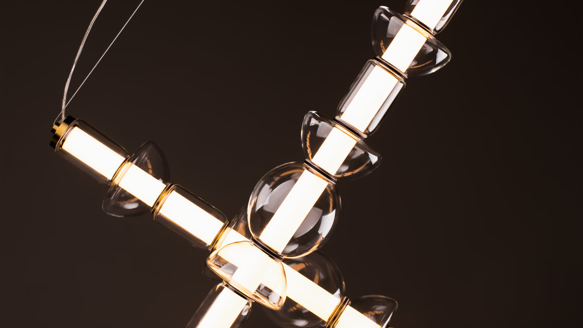 Lampada a Sospensione Cosmo Black  led 39w 3000k